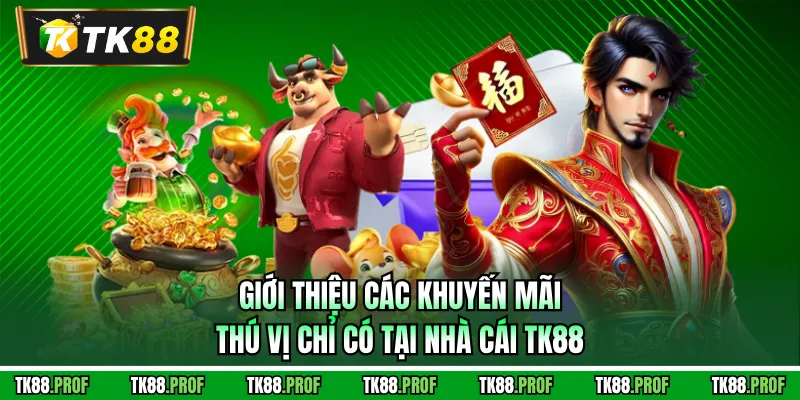 Giới thiệu các khuyến mãi thú vị chỉ có tại nhà cái TK88