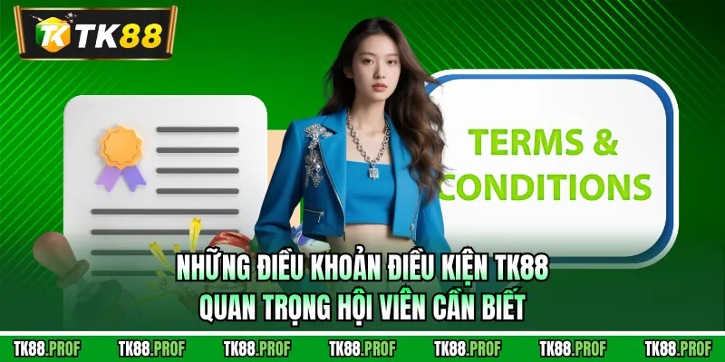 Những điều khoản điều kiện TK88 quan trọng hội viên cần biết